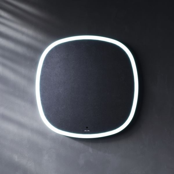 Дзеркало універсальне з контурною LED-підсвіткою, ІЧ-сенсором, квадрат, 55 см M8FMOX0551WGH38 AM.PM Universal M8FMOX0551WGH38 фото