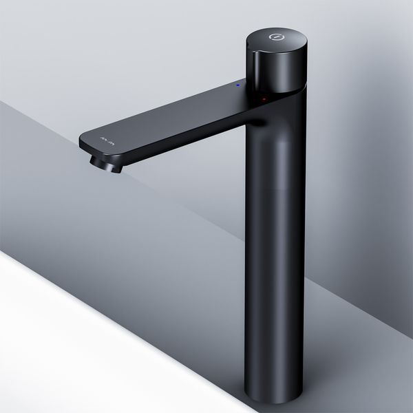Змішувач для умивальника високий AM.PM X-Joy TouchReel F85A92522 чорний F85A92522 фото