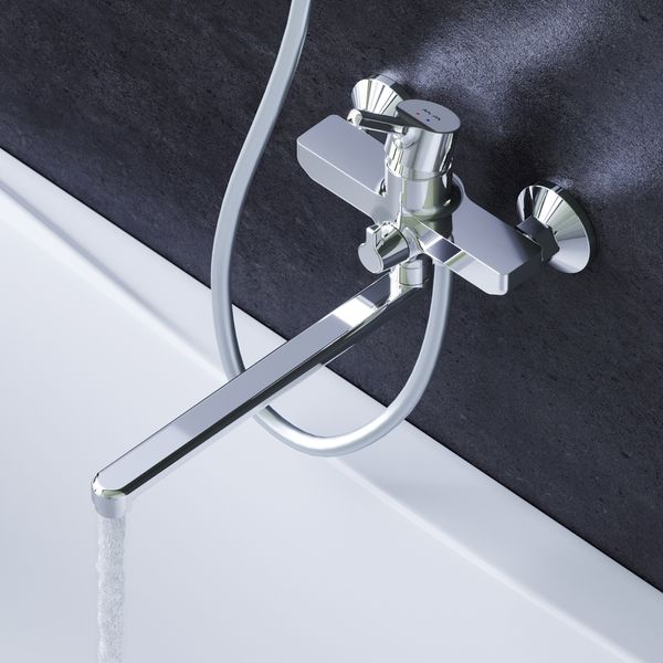 Змішувач для ванни и душу з довгим виливом AM.PM F85B90000 X-Joy S F85B90000 фото