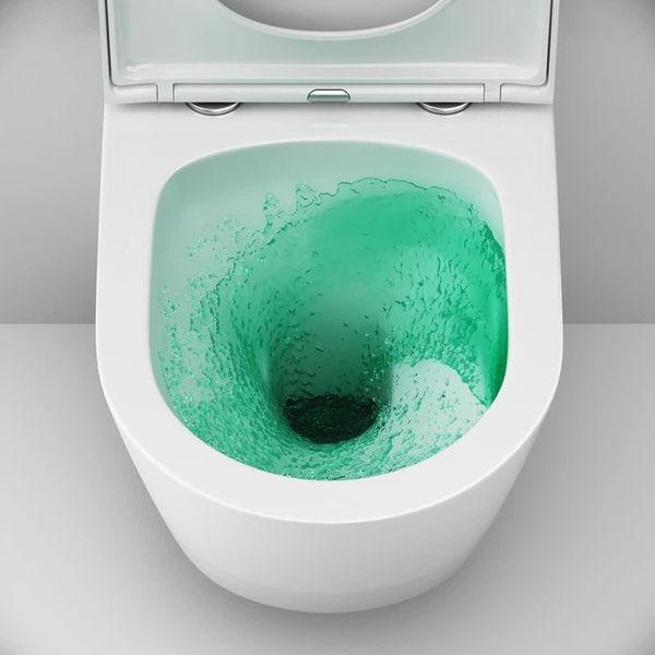 Безободковый подвесной унитаз Am.Pm Flash AquaSpin CNA1901SC (воронкообразный, с сиденьем) CNA1901SC фото