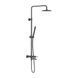 Душевая система Damixa Scandinavian Pure 936740300 (черная матовая, с изливом) 936740300 фото 1