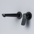 Смеситель для раковины, монтируемый в стену, черный AM.PM F85A72622 X-Joy