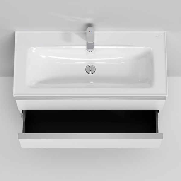 Тумба с раковиной Am.Pm X-Joy S MTA-FHX1002WG-WCC1002WG (100 см, белая глянцевая, подвесная) MTA-FHX1002WG-WCC1002WG фото