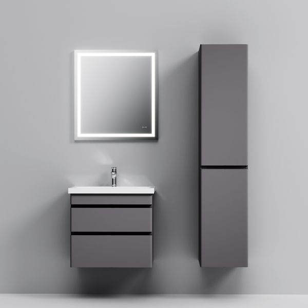 Тумба с раковиной, подвесная, 60 см AM.PM M93A-FHX0602-WC0602GM38 Hit M93A-FHX0602-WC0602GM38 фото