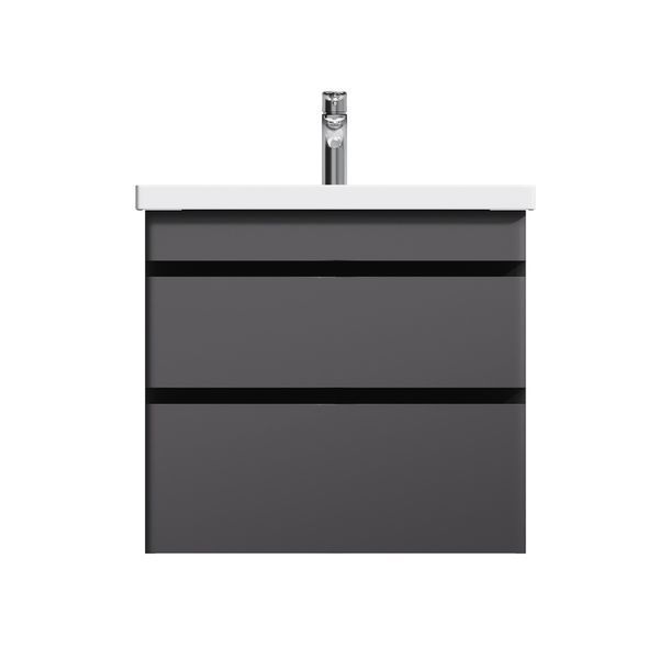 Тумба с раковиной, подвесная, 60 см AM.PM M93A-FHX0602-WC0602GM38 Hit M93A-FHX0602-WC0602GM38 фото