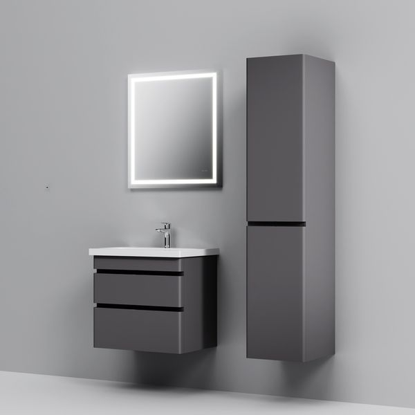 Тумба с раковиной, подвесная, 60 см AM.PM M93A-FHX0602-WC0602GM38 Hit M93A-FHX0602-WC0602GM38 фото