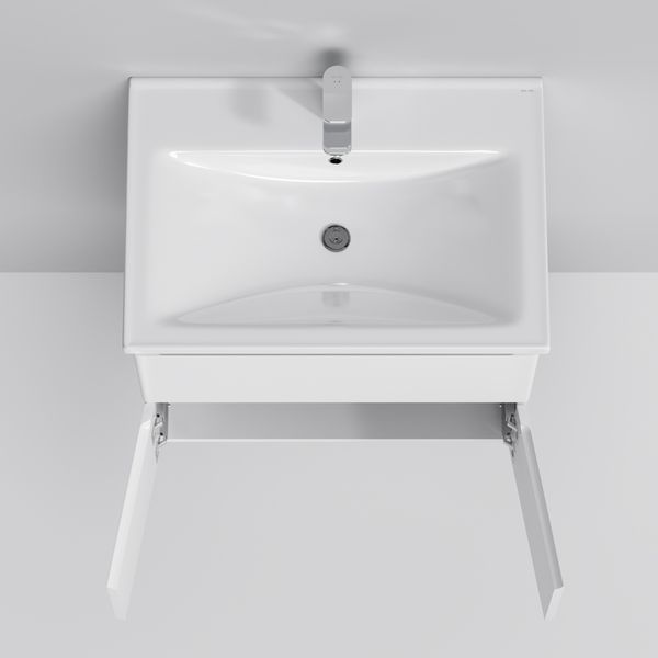 Тумба с раковиной, подвесная, 65 см, 1 ящик, 2 дверцы AM.PM M85-FHX0653-WC0653WG38 X-Joy M85-FHX0653-WC0653WG38 фото