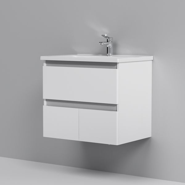 Тумба с раковиной, подвесная, 65 см, 1 ящик, 2 дверцы AM.PM M85-FHX0653-WC0653WG38 X-Joy M85-FHX0653-WC0653WG38 фото