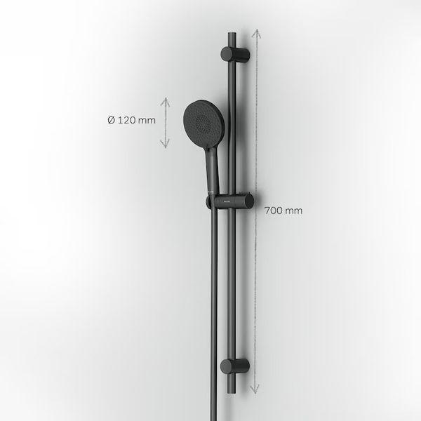 Душовий комплект AM-PM X-Joy F01XA022 чорний F01XA022 фото
