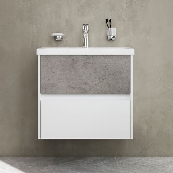 Тумба с раковиной, подвесная, 60 см AM.PM M91-FHX0602-WC0602BF38 GEM S M91-FHX0602-WC0602BF38 фото