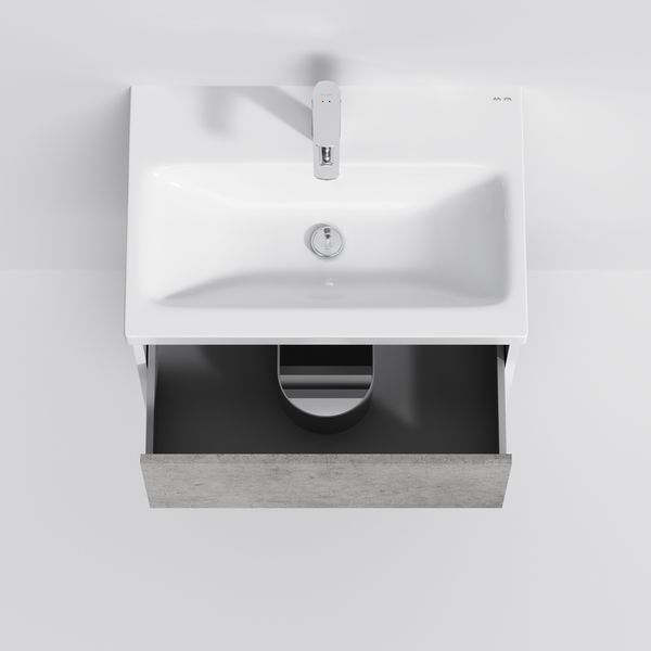 Тумба с раковиной, подвесная, 60 см AM.PM M91-FHX0602-WC0602BF38 GEM S M91-FHX0602-WC0602BF38 фото