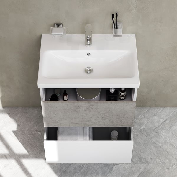 Тумба с раковиной, подвесная, 60 см AM.PM M91-FHX0602-WC0602BF38 GEM S M91-FHX0602-WC0602BF38 фото