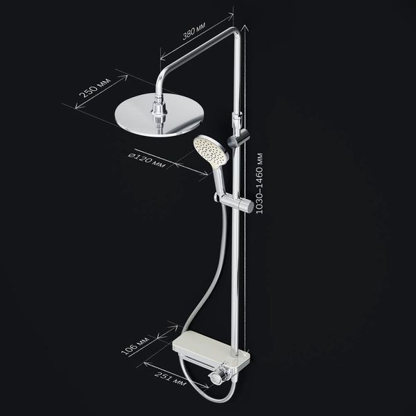 Душова система ShowerSpot AM.PM Like F0780700 F0780700 фото