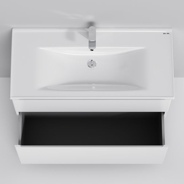 Тумба с раковиной, напольная, 100 см, 2 ящика AM.PM M85-FSX1002-WC1002WG38 X-Joy M85-FSX1002-WC1002WG38 фото