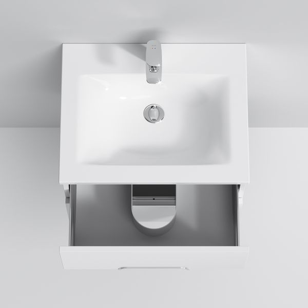 Тумба с раковиной подвесная, 60 см AM.PM M70-FUX0602-WC0602-38 Spirit M70-FUX0602-WC0602-38 фото