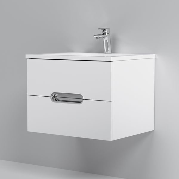 Тумба с раковиной подвесная, 60 см AM.PM M70-FUX0602-WC0602-38 Spirit M70-FUX0602-WC0602-38 фото