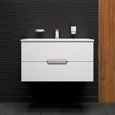 Тумба с раковиной подвесная, 80 см AM.PM M70-FUX0802-WC0802-38 Spirit M70-FUX0802-WC0802-38 фото
