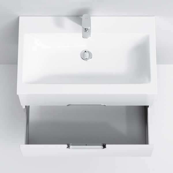 Тумба с раковиной подвесная, 80 см AM.PM M70-FUX0802-WC0802-38 Spirit M70-FUX0802-WC0802-38 фото