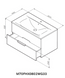 Тумба с раковиной подвесная, 80 см AM.PM M70-FUX0802-WC0802-38 Spirit M70-FUX0802-WC0802-38 фото 10