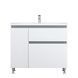 Тумба с раковиной, напольная, 100 см, левая, 2 ящика AM.PM M85-FSL10026-WC10026WG38 X-Joy M85-FSL10026-WC10026WG38 фото 1