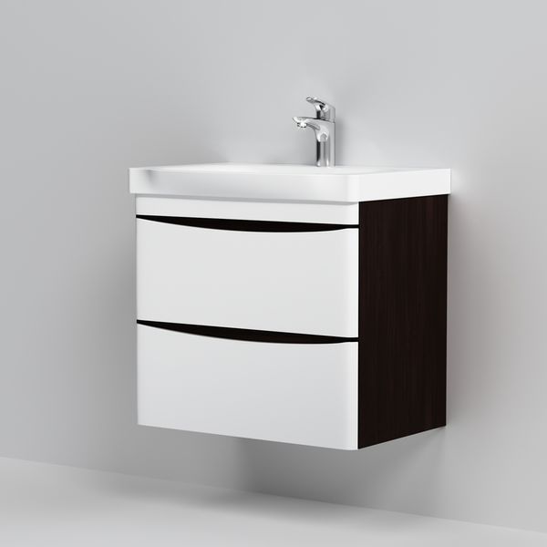 Тумба с раковиной подвесная, 65 см AM.PM M80-FHX0652V-WC0652-38 Like M80-FHX0652V-WC0652-38 фото