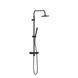 Душевая система Damixa Scandinavian Pure 936730300 (черная, с полкой и изливом) 936730300 фото 6