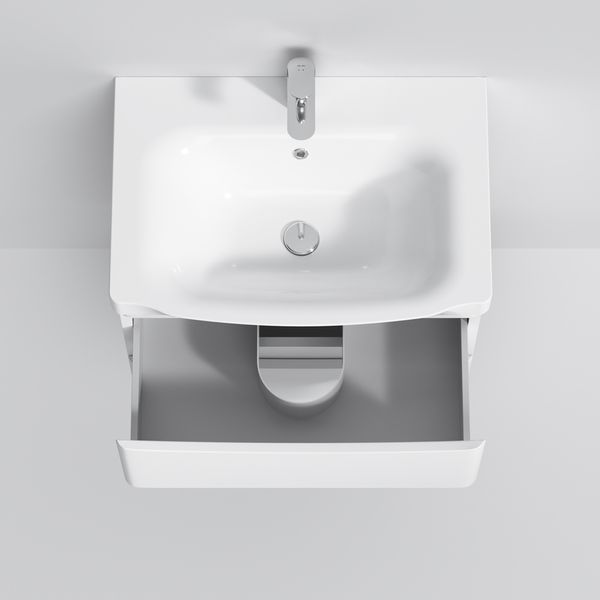 Тумба с раковиной подвесная, 65 см AM.PM M80-FHX0652-WC0652-38 Like M80-FHX0652-WC0652-38 фото
