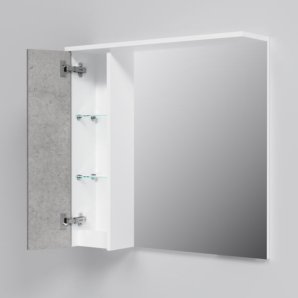 Зеркальный шкаф с подсветкой 75см, левый, базальт AM.PM M91MPL0751BF38 GEM S M91MPL0751BF38 фото
