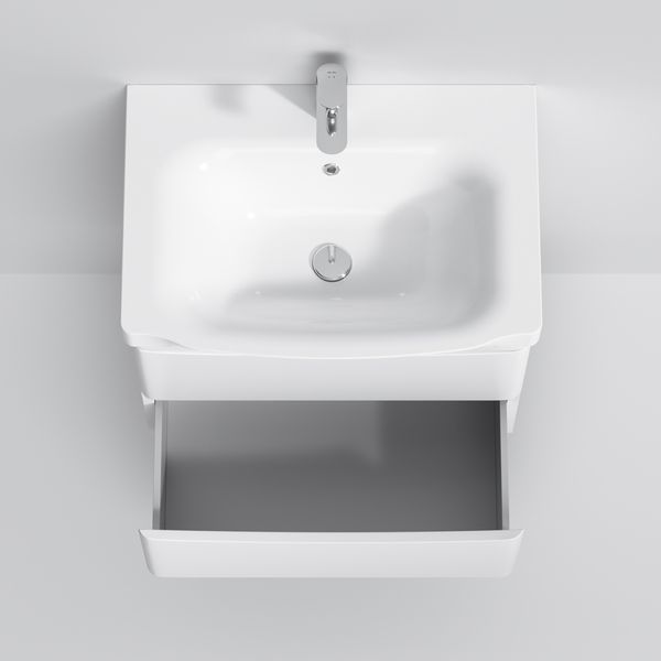 Тумба с раковиной подвесная, 65 см AM.PM M80-FHX0652-WC0652-38 Like M80-FHX0652-WC0652-38 фото