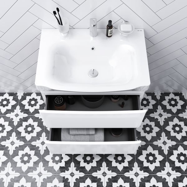 Тумба с раковиной подвесная, 65 см AM.PM M80-FHX0652-WC0652-38 Like M80-FHX0652-WC0652-38 фото