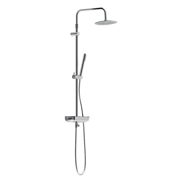 Душевая система Damixa Scandinavian Pure 936730000 (с полкой и изливом) 936730000 фото